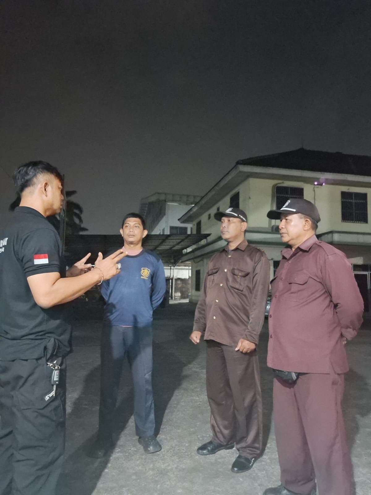 Briefing tim sebelum penugasan